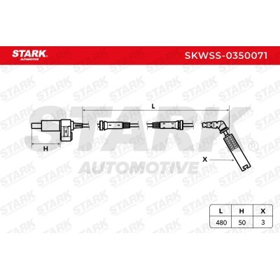 Czujnik ABS Stark SKWSS-0350071 SKWSS-0350071 - foto 8