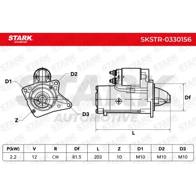 Rozrusznik Stark SKSTR-0330156 SKSTR-0330156 - foto 6