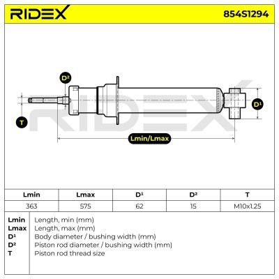Amortyzator RIDEX 854S1294 854S1294 - foto 7