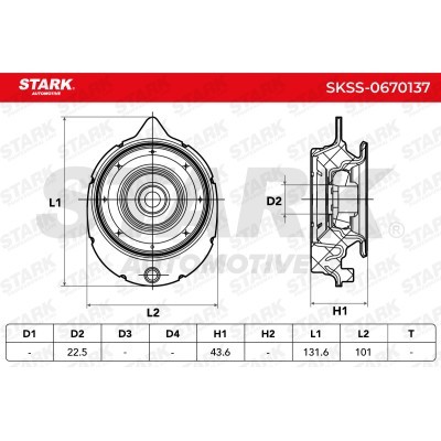 Mocowanie Amortyzatora Stark SKSS-0670137 SKSS-0670137 - foto 5