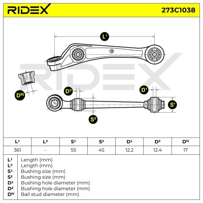 Wahacz RIDEX 273C1038 273C1038 - foto 6