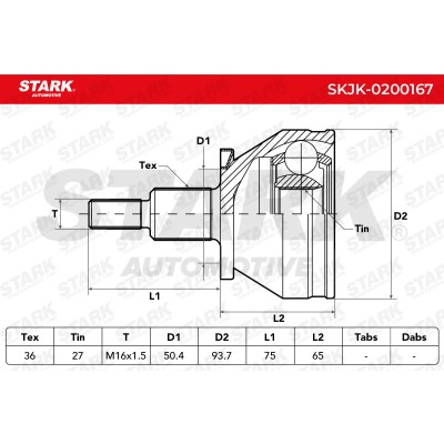 Przegub Stark SKJK-0200167 SKJK-0200167 - foto 5