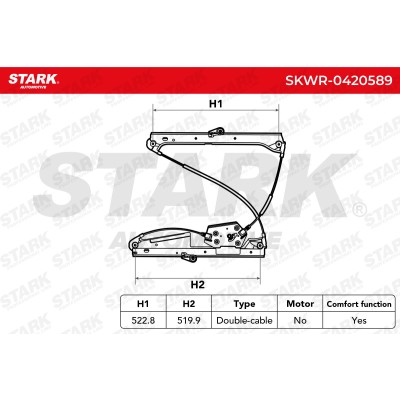 Podnośnik szyby Stark SKWR-0420589 SKWR-0420589 - foto 6
