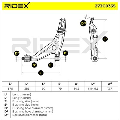 Wahacz RIDEX 273C0335 273C0335 - foto 6