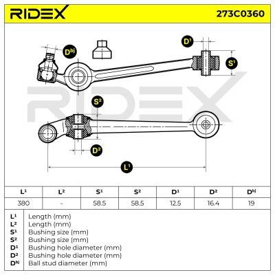Wahacz RIDEX 273C0360 273C0360 - foto 7