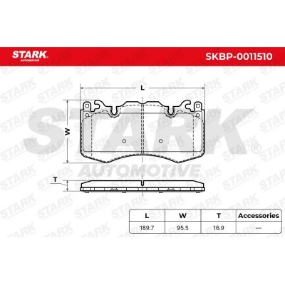 Klocki hamulcowe Stark SKBP-0011510 SKBP-0011510 - foto 5