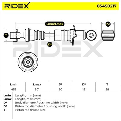 Amortyzator RIDEX 854S0217 854S0217 - foto 5