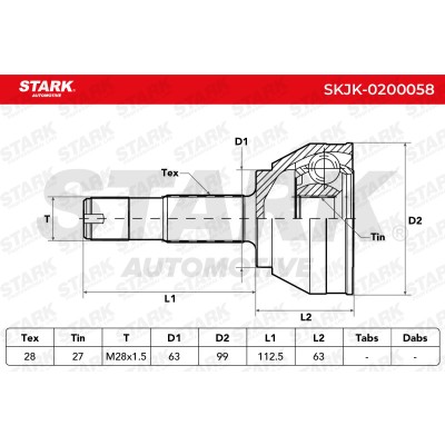 Przegub Stark SKJK-0200058 SKJK-0200058 - foto 5