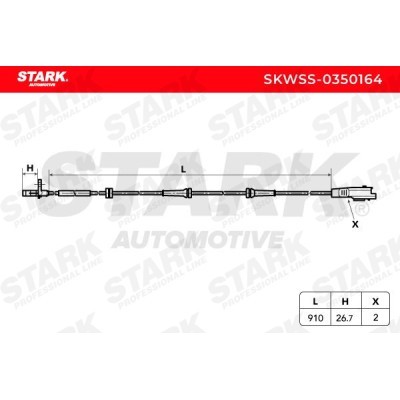 Czujnik ABS Stark SKWSS-0350164 SKWSS-0350164 - foto 6