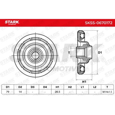 Mocowanie Amortyzatora Stark SKSS-0670172 SKSS-0670172 - foto 8