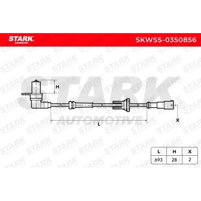 Czujnik ABS Stark SKWSS-0350856 SKWSS-0350856 - foto 6