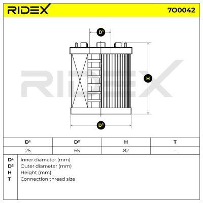 Filtr Oleju RIDEX 7O0042 7O0042 - foto 5