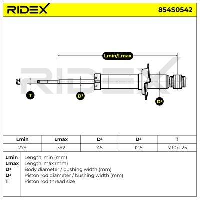 Amortyzator RIDEX 854S0542 854S0542 - foto 8
