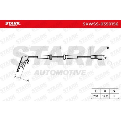 Czujnik ABS Stark SKWSS-0350156 SKWSS-0350156 - foto 8