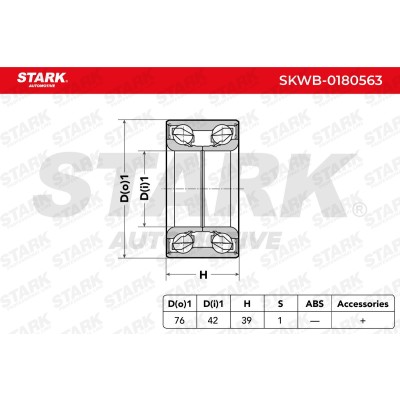 Łożysko Koła Stark SKWB-0180563 SKWB-0180563 - foto 3