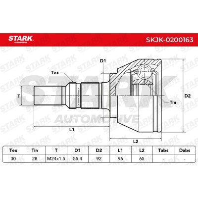 Przegub Stark SKJK-0200163 SKJK-0200163 - foto 4