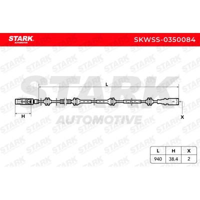 Czujnik ABS Stark SKWSS-0350084 SKWSS-0350084 - foto 6