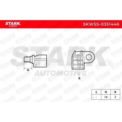 Czujnik ABS Stark SKWSS-0351446 SKWSS-0351446 - foto 6