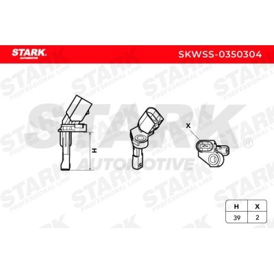 Czujnik ABS Stark SKWSS-0350304 SKWSS-0350304 - foto 6