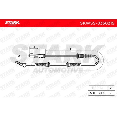 Czujnik ABS Stark SKWSS-0350215 SKWSS-0350215 - foto 5