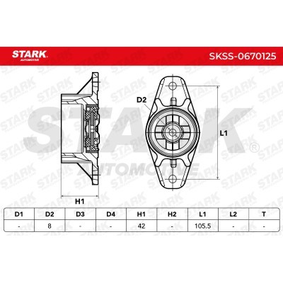 Mocowanie Amortyzatora Stark SKSS-0670125 SKSS-0670125 - foto 4