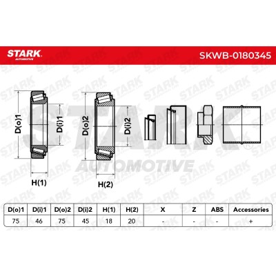 Łożysko Koła Stark SKWB-0180345 SKWB-0180345 - foto 3