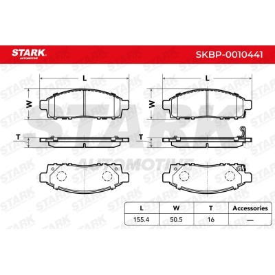Klocki hamulcowe Stark SKBP-0010441 SKBP-0010441 - foto 4