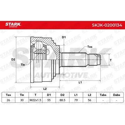 Przegub Stark SKJK-0200134 SKJK-0200134 - foto 5