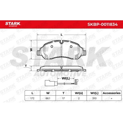 Klocki hamulcowe Stark SKBP-0011834 SKBP-0011834 - foto 7
