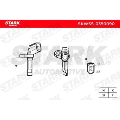 Czujnik ABS Stark SKWSS-0350090 SKWSS-0350090 - foto 3