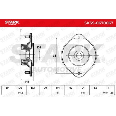 Mocowanie Amortyzatora Stark SKSS-0670067 SKSS-0670067 - foto 5