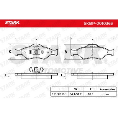 Klocki hamulcowe Stark SKBP-0010363 SKBP-0010363 - foto 5