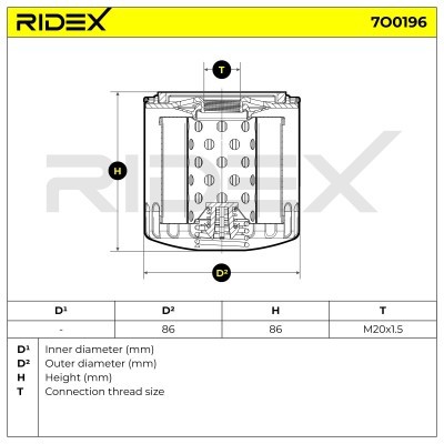 Filtr Oleju RIDEX 7O0196 7O0196 - foto 5