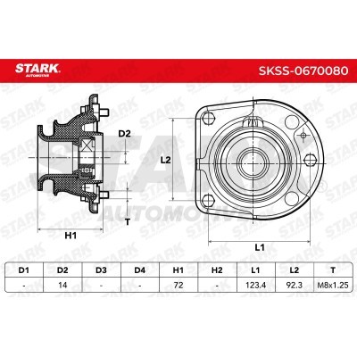 Mocowanie Amortyzatora Stark SKSS-0670080 SKSS-0670080 - foto 3