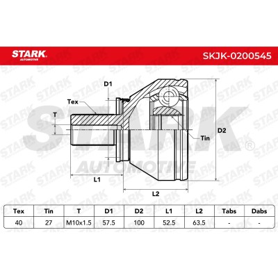 Przegub Stark SKJK-0200545 SKJK-0200545 - foto 4