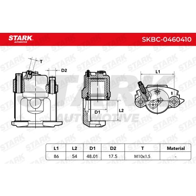Zacisk Hamulcowy Stark SKBC-0460410 SKBC-0460410 - foto 5