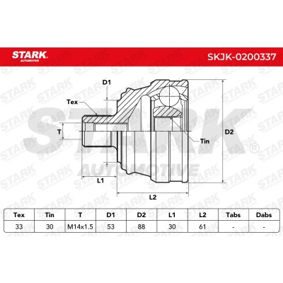 Przegub Stark SKJK-0200337 SKJK-0200337 - foto 5