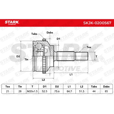 Przegub Stark SKJK-0200567 SKJK-0200567 - foto 5