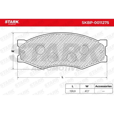 Klocki hamulcowe Stark SKBP-0011275 SKBP-0011275 - foto 5