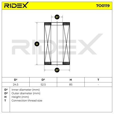 Filtr Oleju RIDEX 7O0119 7O0119 - foto 4