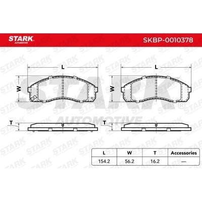 Klocki hamulcowe Stark SKBP-0010378 SKBP-0010378 - foto 6