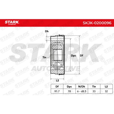 Przegub Stark SKJK-0200096 SKJK-0200096 - foto 5