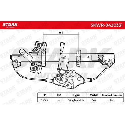 Podnośnik szyby Stark SKWR-0420331 SKWR-0420331 - foto 5