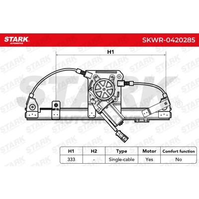 Podnośnik szyby Stark SKWR-0420285 SKWR-0420285 - foto 6
