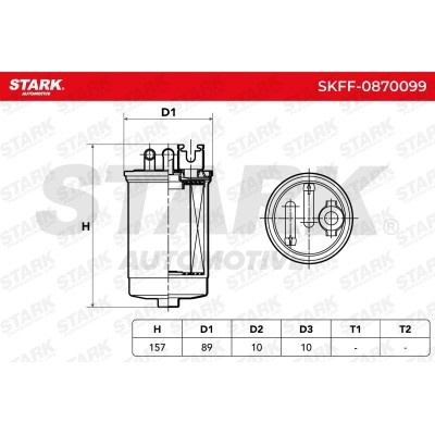 Filtr Paliwa Stark SKFF-0870099 SKFF-0870099 - foto 6
