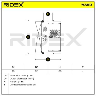 Filtr Oleju RIDEX 7O0113 7O0113 - foto 4
