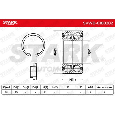 Łożysko Koła Stark SKWB-0180202 SKWB-0180202 - foto 3