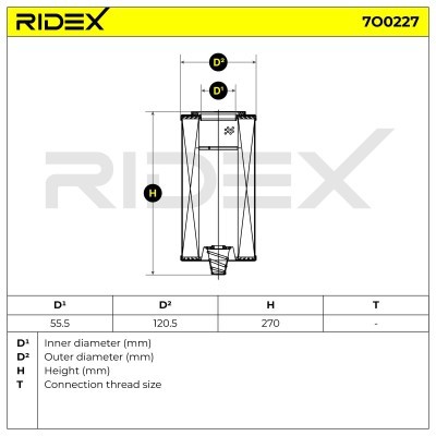 Filtr Oleju RIDEX 7O0227 7O0227 - foto 6