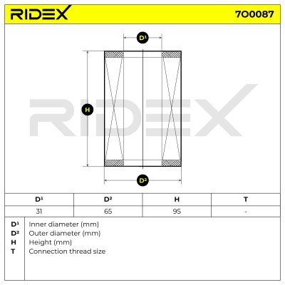 Filtr Oleju RIDEX 7O0087 7O0087 - foto 5