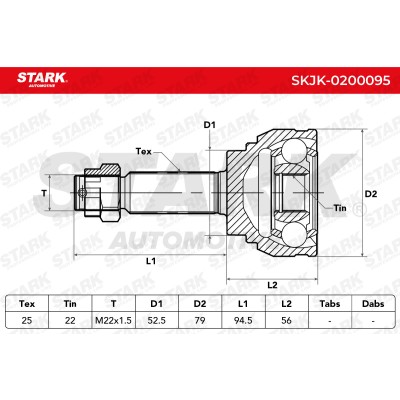 Przegub Stark SKJK-0200095 SKJK-0200095 - foto 5